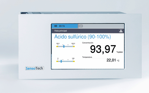 Konzentrationsmessung der Schwefelsäure mit LiquiSonic®